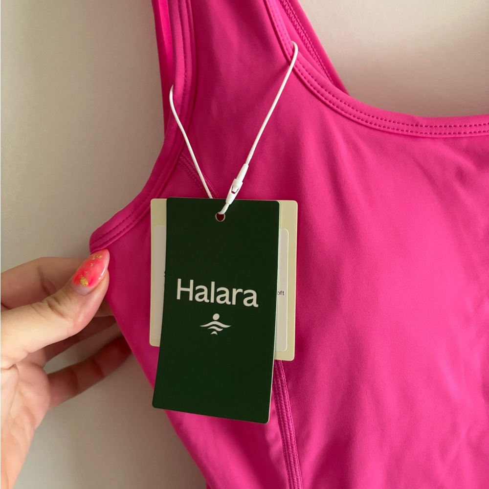 BNWT Halara Easy Peezy Shorts Dress in Fuscia Fedora Size L - Picture 6 of 8